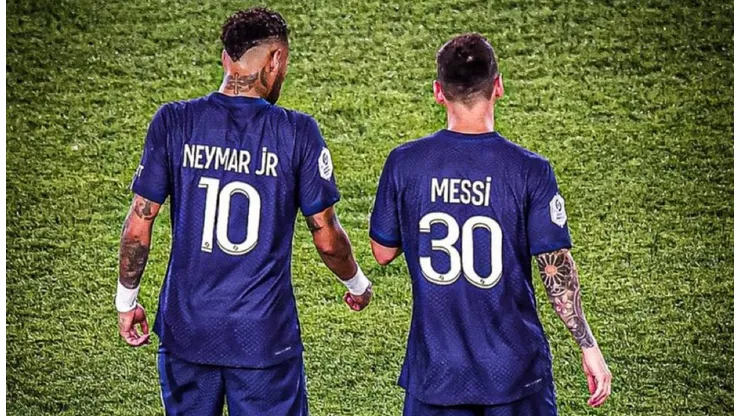 Neymar Jr y su emotiva despedida del PSG a Lionel Messi