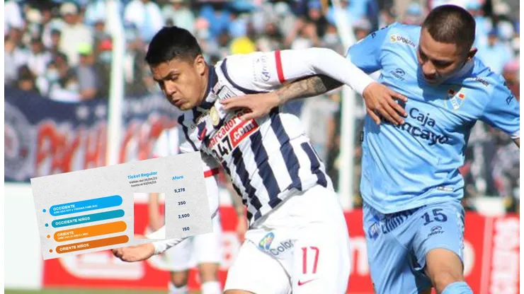 Alucinantes precios del partido entre ADT y Alianza Lima en Huancayo