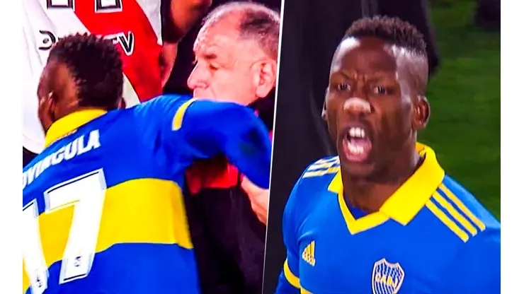 Fuera de control: Advíncula se peleó en el clásico River ante Boca