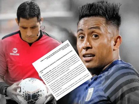 Filtraron el informe del árbitro contra Christian Cueva