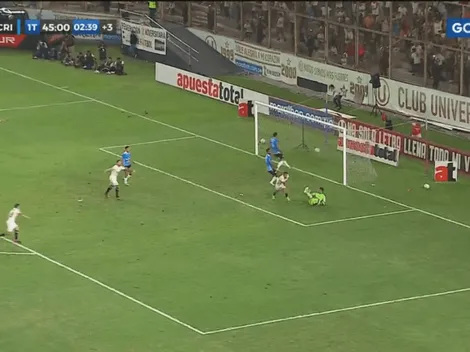 Martín Perez Guedes rompe la paridad en el Estadio Monumental "U"