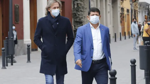 Ricardo Gareca y Agustín Lozano.