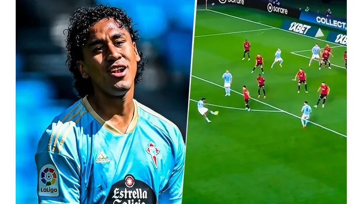 El palo se lo impidió: Tapia casi hace el gol de su vida en España