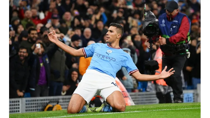 Rodri en el Manchester City.