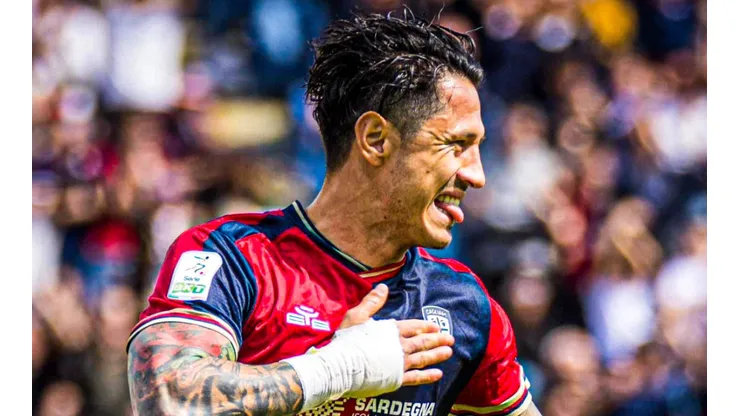 Gianluca Lapadula dentro del área no perdona y marca golazo
