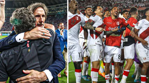 Ricardo Gareca en su último partido en Lima.