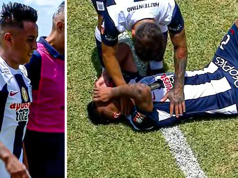 Christian Cueva sufrió lesión en la rodilla y pidió su cambio