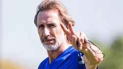 El Tigre tuvo su primer entrenamiento con el club argentino.