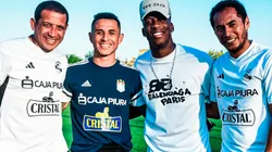 Juvenil de Racing saludó al plantel de Cristal previo a la Libertadores