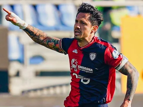 Cagliari logró hallar un punto gracias a golazo de Gianluca Lapadula