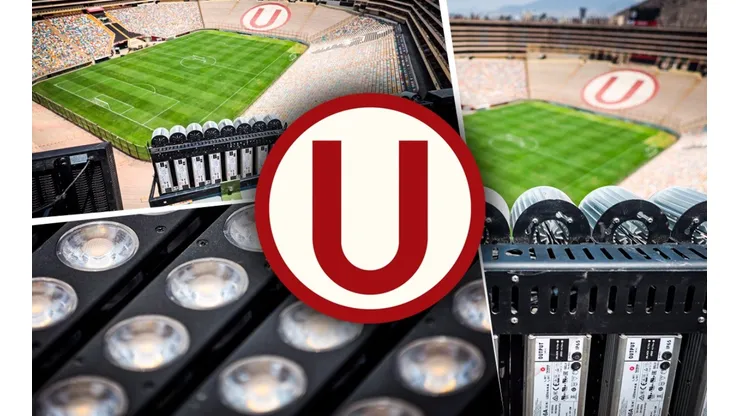 La 'U' viene instalando nuevas luces previo a la Sudamericana