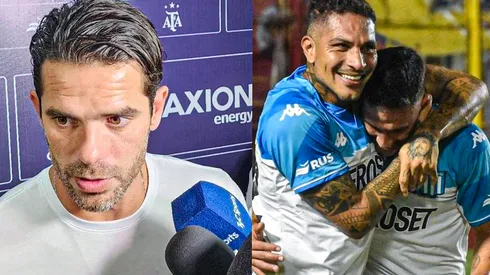 Paolo Guerrero tuvo minutos ante Lanús.