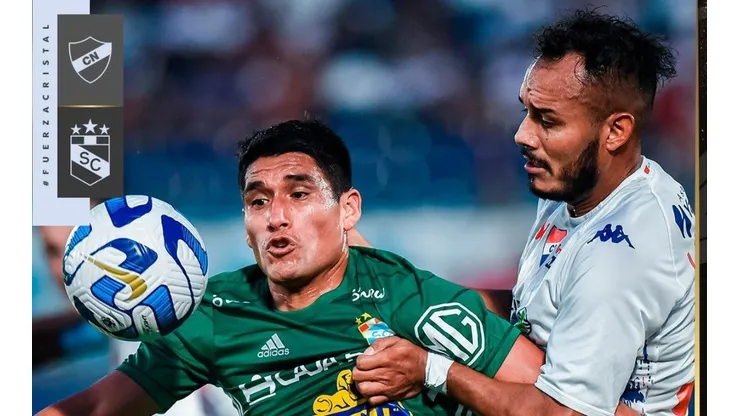 Cristal no pudo con Nacional en Paraguay