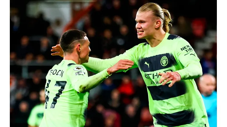 Con goles de Álvarez y Haaland, City se paseó ante Bournemouth