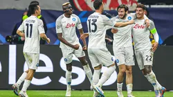 Napoli venció al Eintracht Frankfurt.