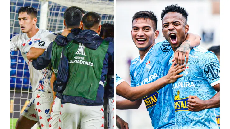 Nacional vs Sporting Cristal por la Copa Libertadores.