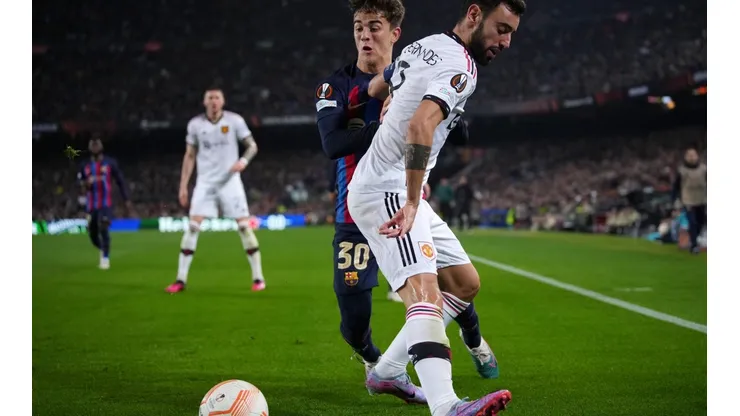 FC Barcelona v Manchester United: Knockout Round Play-Off Leg One - UEFA Europa League