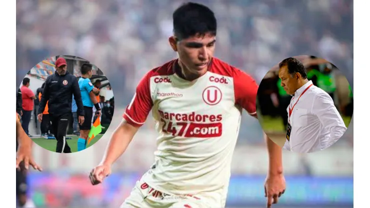 Juan Reynoso enfadado con Carlos Compagnucci por la suplencia de Piero Quispe