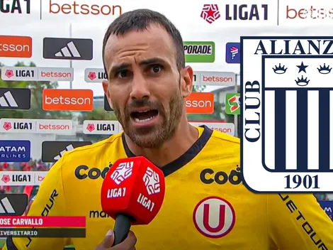 El dardo de José Carvallo en la previa del clásico ante Alianza Lima