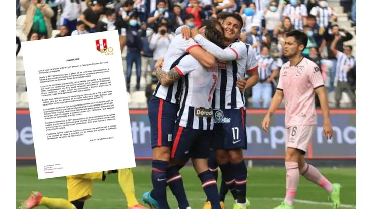 Federación Peruana de Fútbol saca potente comunicado contra los clubes del Consorcio GOLPERU