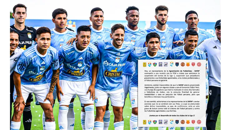 Clubes de la Liga 1 lanzan comunicado ante la SAFAP.