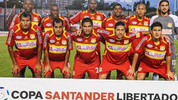 Sport Huancayo participó en la edición del 2012.
