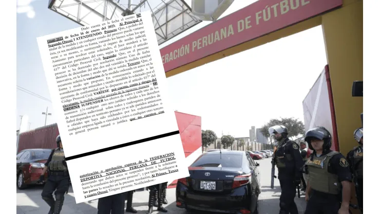 Nueva medida cautelar de la FPF contra el consorcio GOLPERU