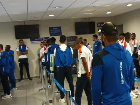Deportivo Pasto regresó a su país en un vuelo humanitario