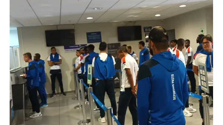 Deportivo Pasto regresó a su país en un vuelo humanitario