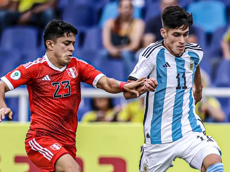 Eliminados con 0 puntos: Perú cayó ante Argentina por el Sudamericano Sub-20