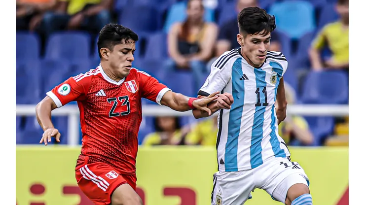 Perú perdió ante Argentina por el Sudamericano Sub-20 de Colombia.