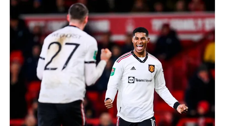 Con gol de Rashford, United goleó por la Copa de la Liga