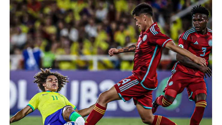 Brasil igualó ante Colombia por el Sudamericano Sub-20.