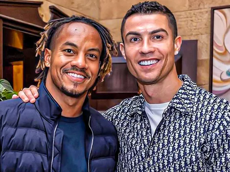 FOTAZO: André Carrillo posó junto a CR7 previo al duelo ante PSG