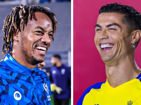 André Carrillo y CR7 juntos ante el PSG por la Riyadh Season