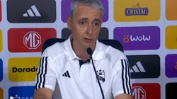 Tiago Nunes contento por su equipo y preocupado por Alejandro Duarte