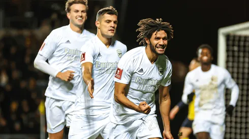 Mohamed Elneny marcó el 1-0 para los 'Gunners'.
