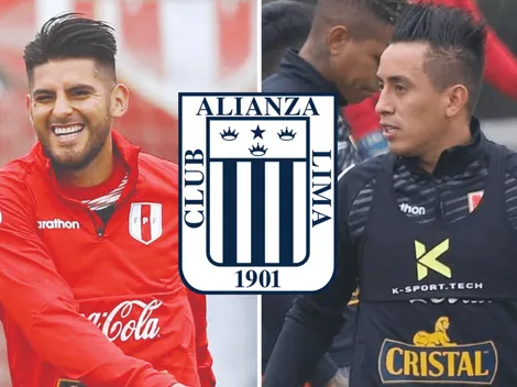 Así estaría formando Alianza Lima con Christian Cueva y Carlos Zambrano