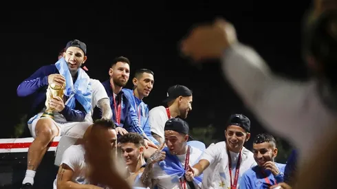 FIFA World Cup Qatar 2022 Winners Arrive to Buenos Aires