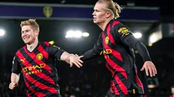 Haaland anotó un doblete para los ciudadanos.