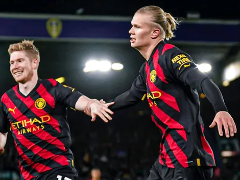 Con doblete de Haaland: Manchester City venció a Leeds United