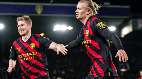 Haaland anotó un doblete para los ciudadanos.