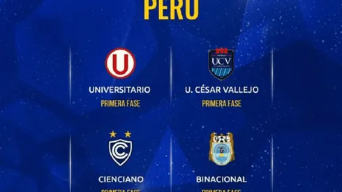 Así se jugará la fase previa de la Copa Sudamericana 2022 para los equipos peruanos