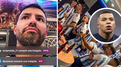 El Kun Aguero realizó un live en su cuenta de Instagram.