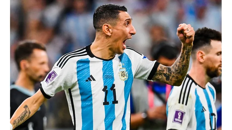 Con Ángel Di María, el 11 de Argentina para ganar el Mundial