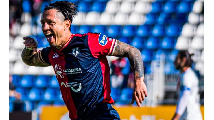 Gianluca Lapadula anotó en la victoria del Cagliari vs. Perugia en la Serie B
