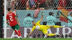 El tremendo penal de Hakimi ante España