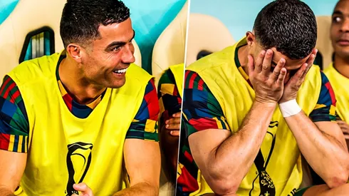 El show de Cristiano en la banca: de la risa grupal al llanto solitario