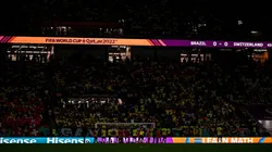Vergüenza mundial: se fue la luz durante el Brasil vs Suiza en Qatar 2022