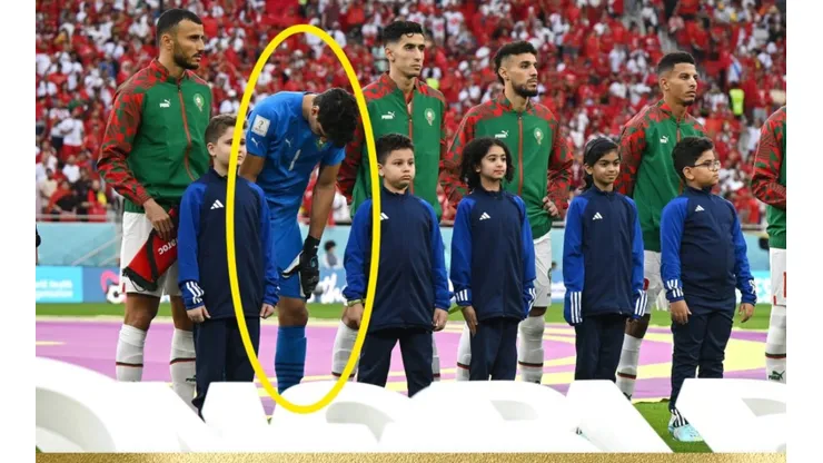 Yassine Bono, el arquero que se lesionó cantando el himno nacional